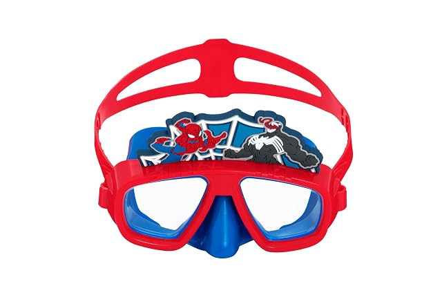 BESTWAY Máscara de Natación y Buceo para Niños Bestway Marvel Spider-Man 15x11,1x6 cm Multicolor