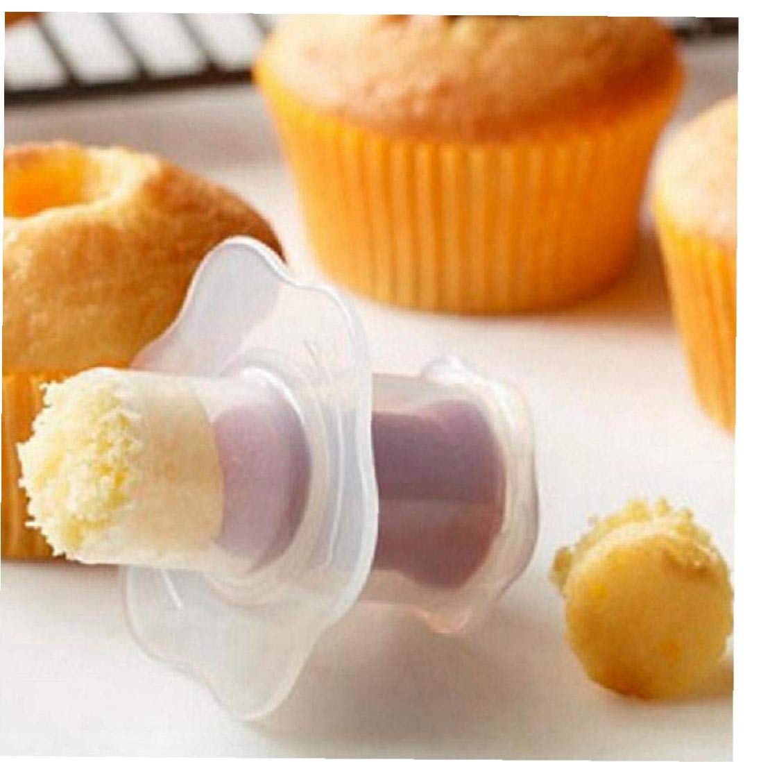 Tossper Cream 1Pc Cupcake Corer, Cupcake Plunger Cutter Pastry Corer Cake Decorating Tool Kitchen Supplies
