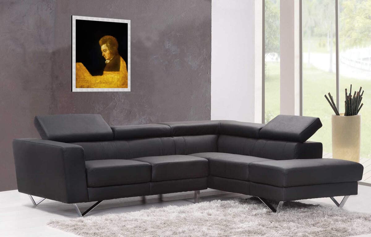 Tela Quadro Amadeus Mozart 60x90 Cm - Decorazione Murale Per Casa E Ufficio, Senza Cornice - Foto 10