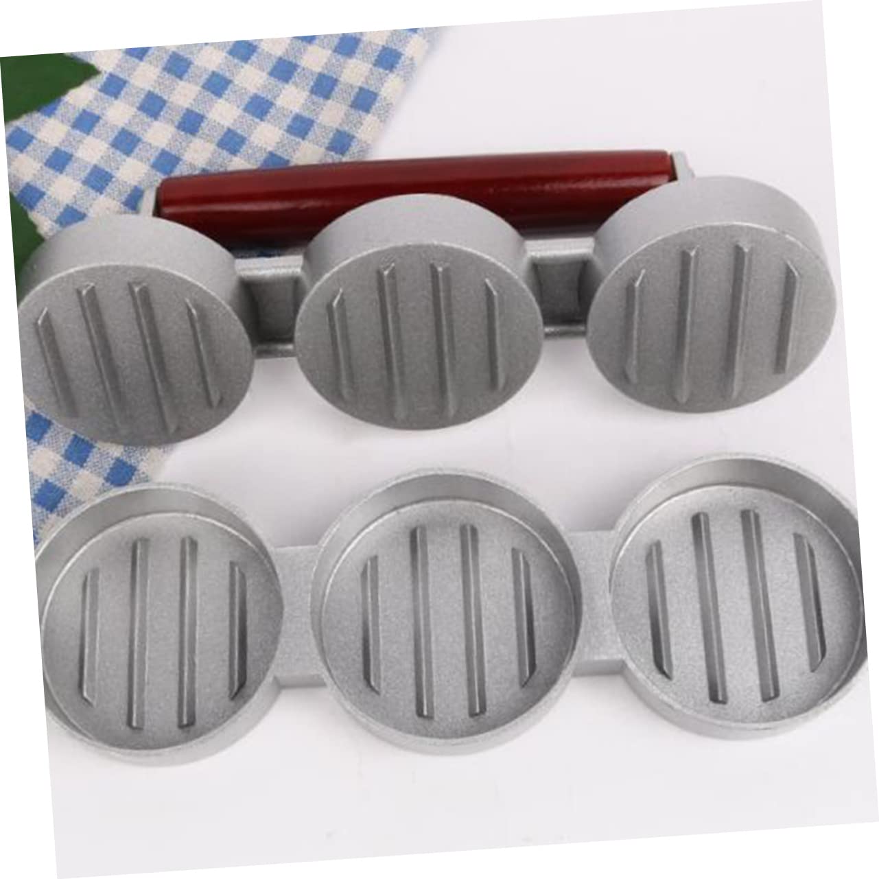 ibasenice 2stücke Burger Maker Press Tool Mit Fächern Hamburger Patty Presse Antihaft Burgerform Für Gleichmäßige Frikadellen Für Zuhause Und