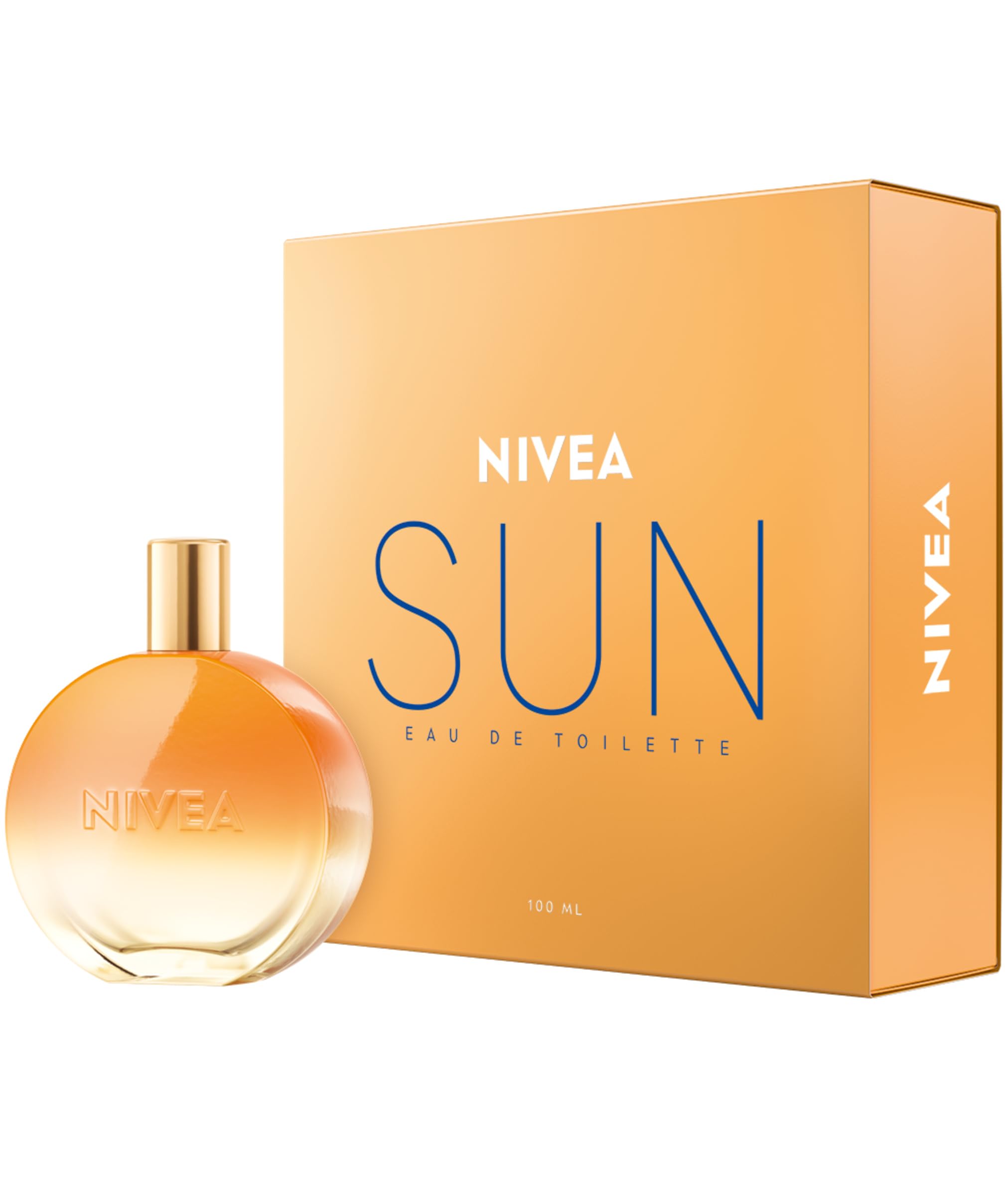 NIVEA SUN Eau de Toilette, Unisex-Parfum mit dem Original Sonnencreme-Duft, sommerlich, erfrischend und im ikonischen Parfüm-Flakon (100 ml)