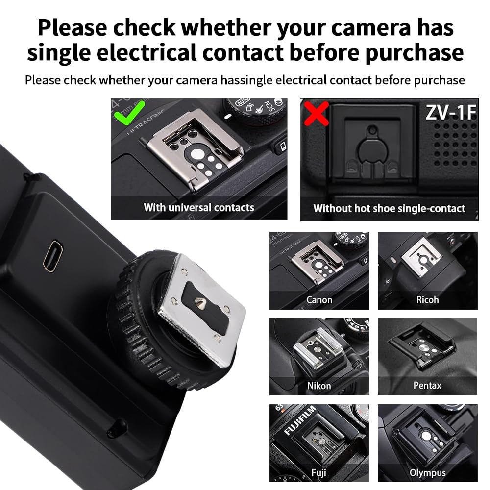 Camera Flash for Canon Sony Nikon Panasonic Olympus Pentax, GN10