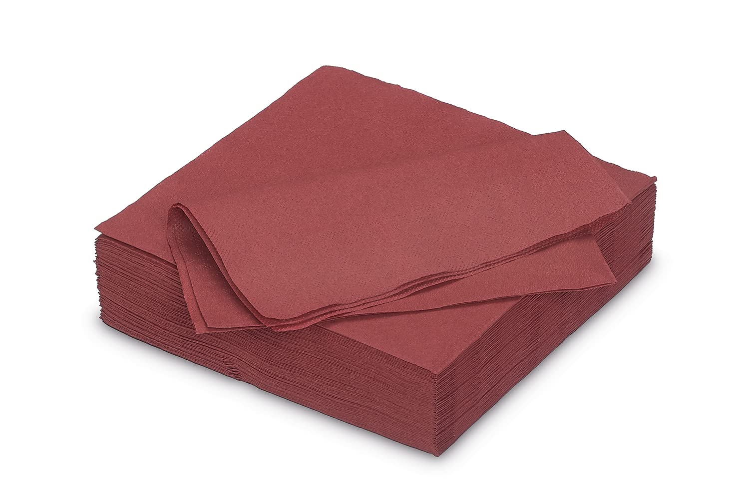 Fasana Papieren cocktail servetten wit | 1500 stuks| 1/4 gevouwen & 2 laags | 25x25cm
