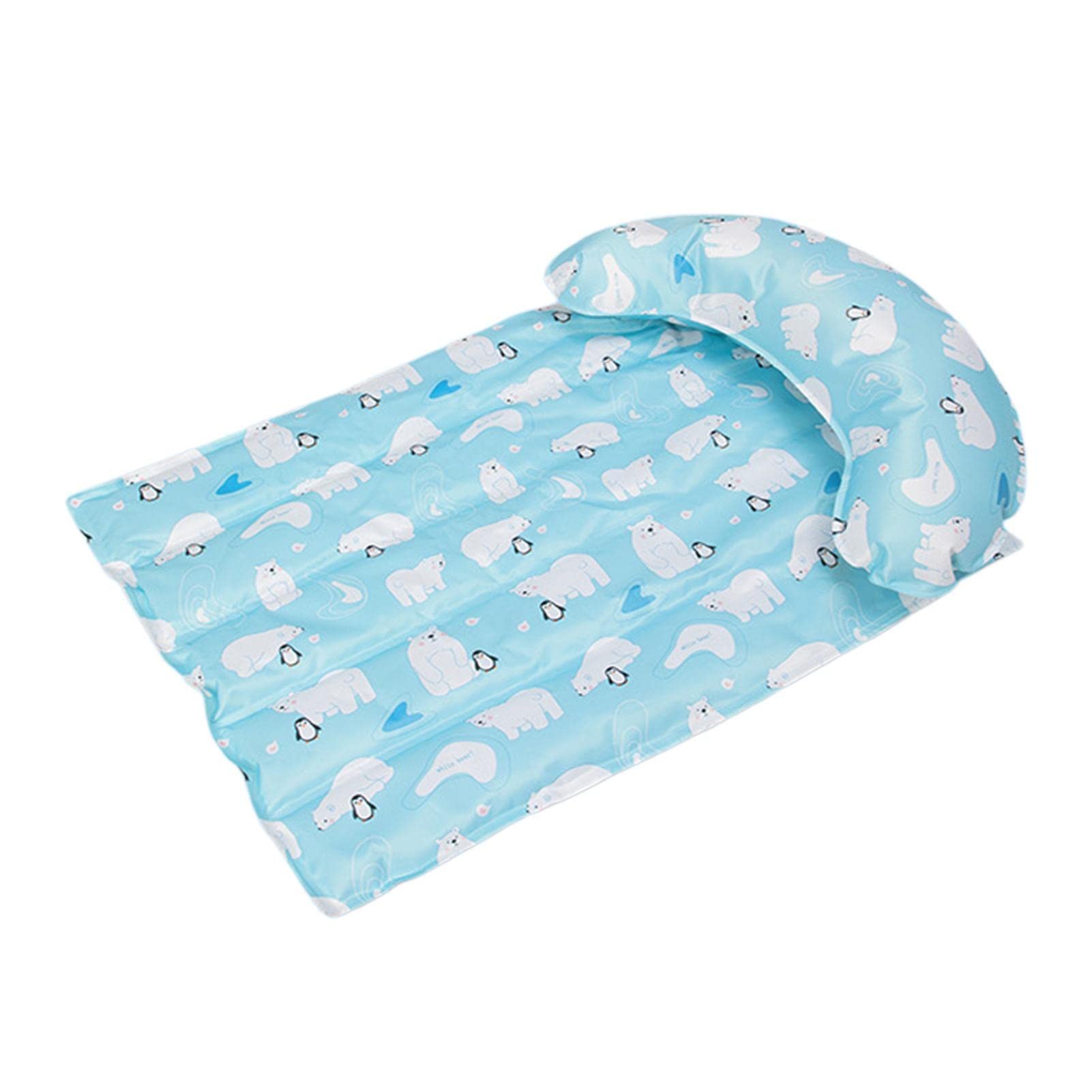 Mata ch?odz?ca dla zwierz?t,Dog Cool Pad Cooling Mat | Samoch?odz?ca podk?adka ch?odz?ca z kreskówek, niezb?dnik dla psów i kotów ch?odz?cych w upalne lato Eubeisaqi