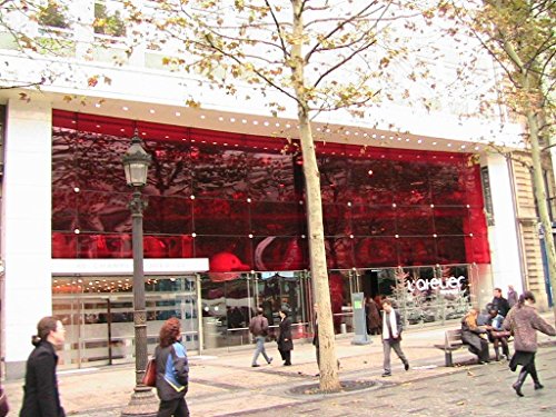 Active Film Transparent Colourful Window Film Self Adhesive- Optically Coloured Clear Red Tint 1m x 76cm (30")