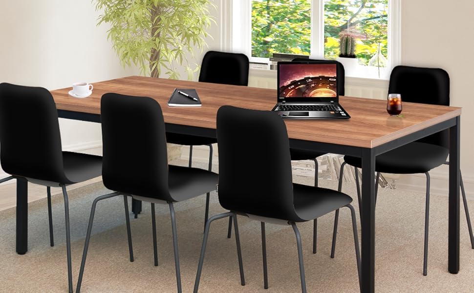 Amazon | BIBOC 会議用テーブル ミーティングテーブル パソコンデスク