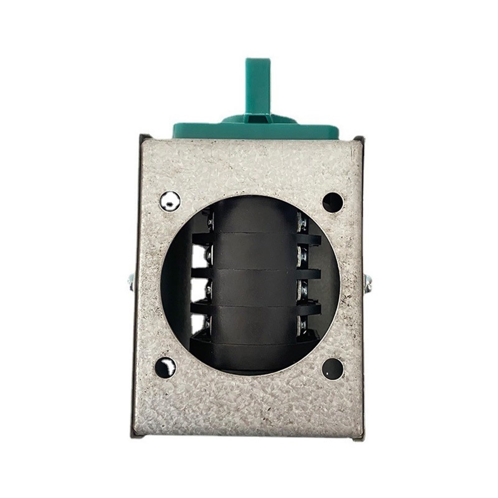 Interrupteur à cames Rotatif Manuel HZ5-20/4 M08BF, 20 A, 4 KW, 4 pôles, 3 Positions, avec boîtier de Protection en Fer