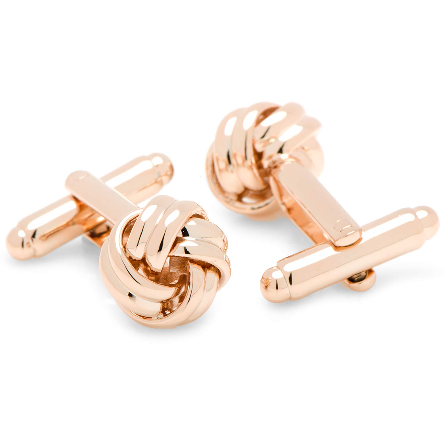 Ox and Bull Trading Co. Rose Gold Knot Cufflinks
