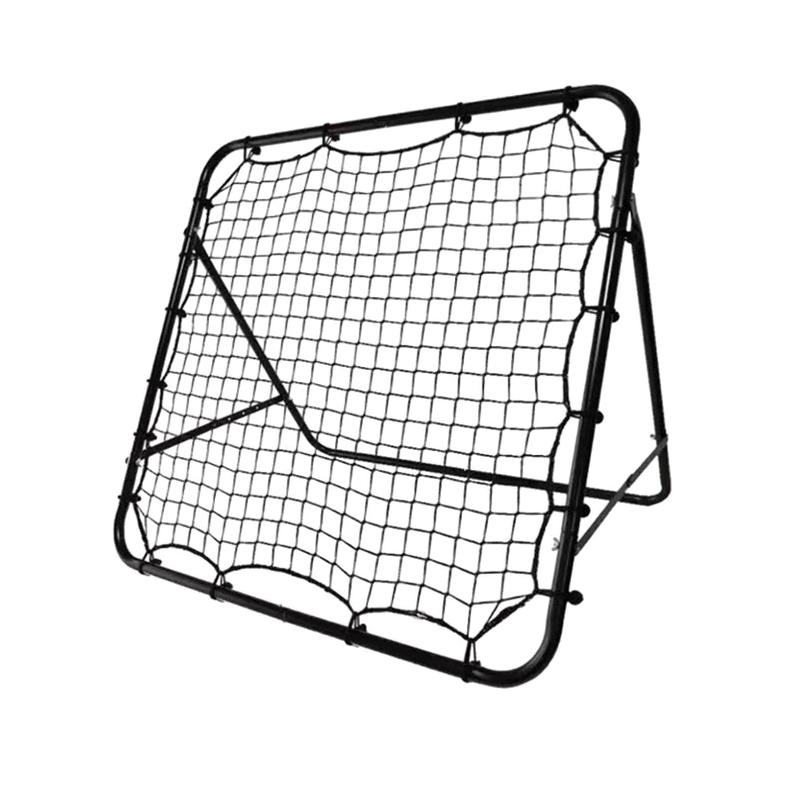 Soccer Rebounder Net Sturdy Iron Frame Soccer Net for Outdoor Competition 1m Black-image-9