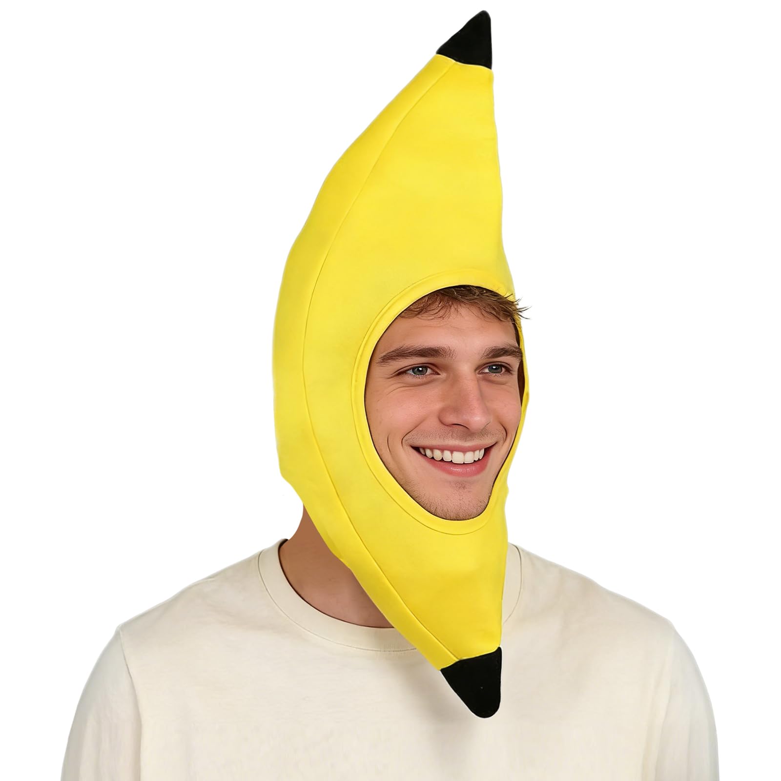 GYIOFAI Banana Hat, Funny Banana Yellow Hat, Men and Women Novelty Cosplay Headwear, Theme Party Photo Props Costume