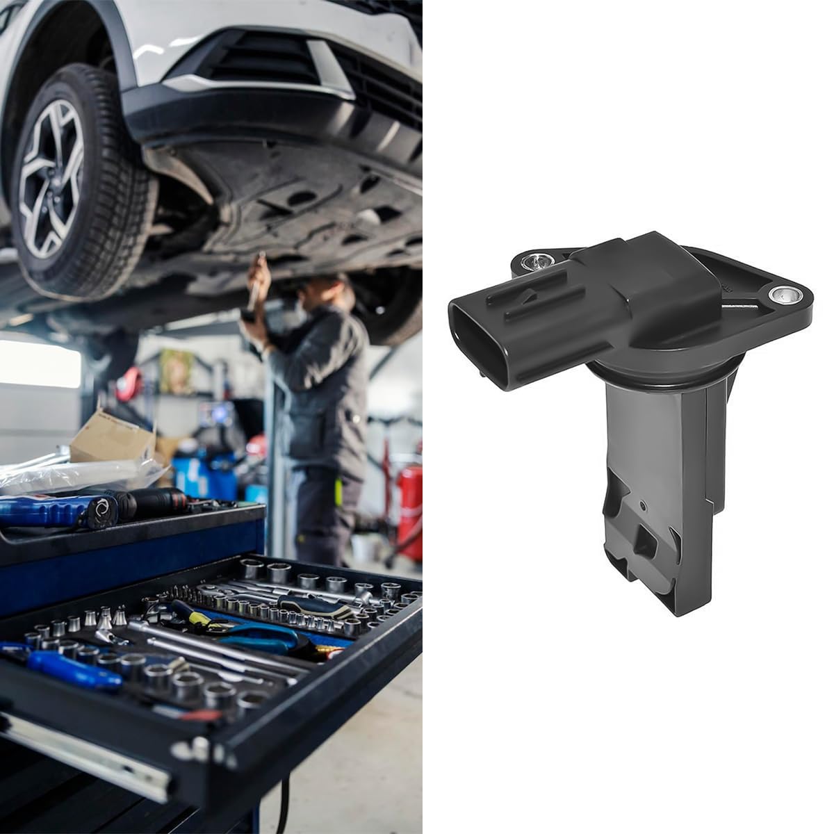 Débitmètre d'air PE01-13-215 compatible avec Mazda 3, 6, CX-5 et 2R2