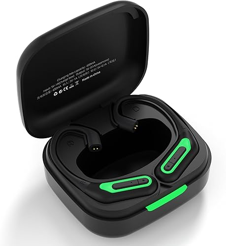 KZ AZ20 IEM - Adaptador inalámbrico verdadero para auriculares de monitor intrauditivo, Qualcomm 5171 Top Chip Bluetooth 5.3 gancho de oreja,