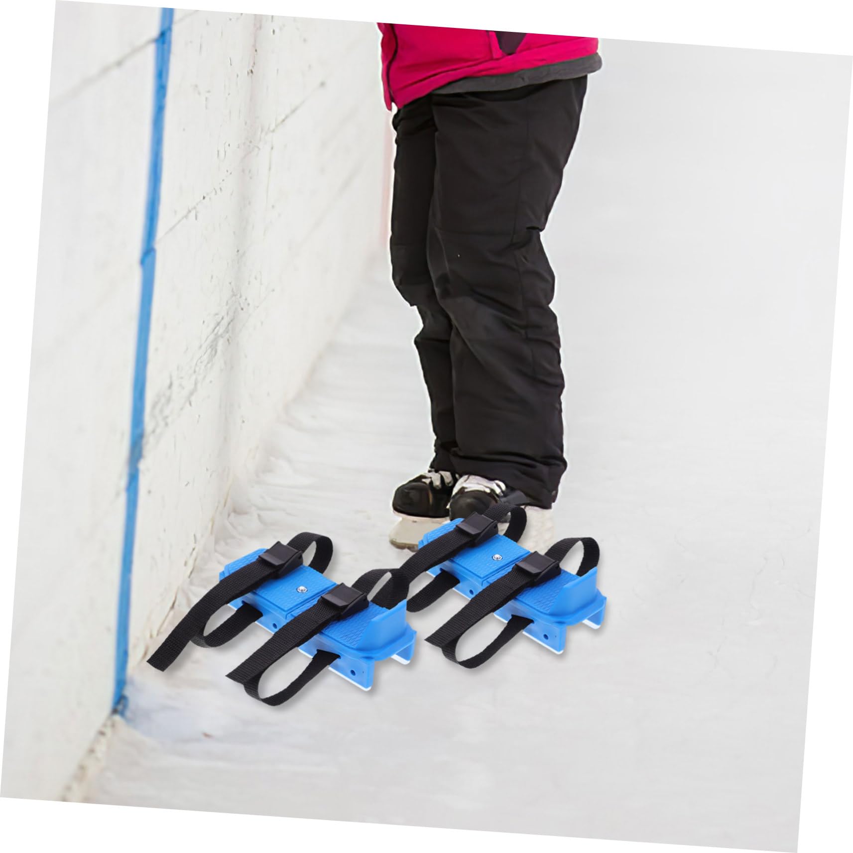 Patins à Glace 1 Paire Réglables Double Runner pour Garçon et Filles