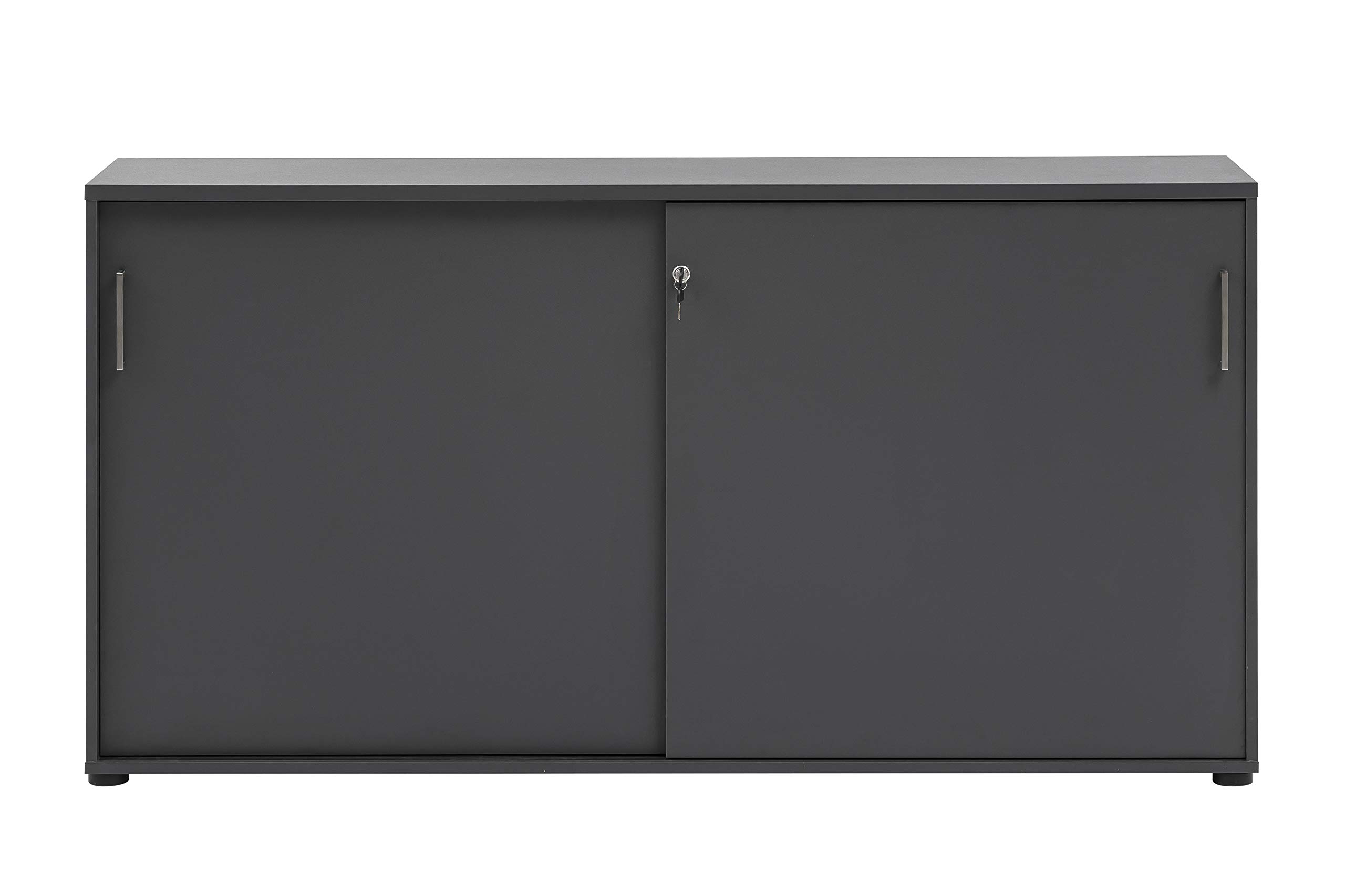 Möbelpartner Denver Schiebetürenschrank Denver, 701489, Anthrazit, ca. 160,2 x 41 x 84 cm