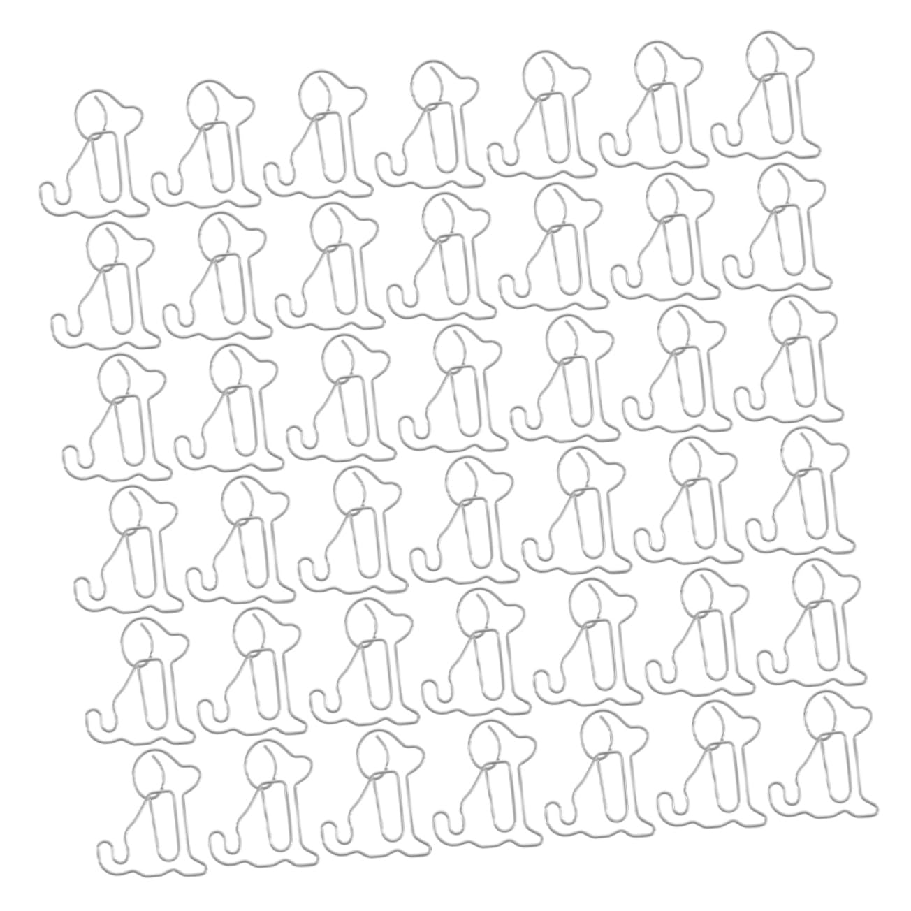 Alipis 500pezzi Clip Forma Di Cane Di Graffette Metalliche Riutilizzabili Per Ufficio Creative e Decorative Per Segnalibri e Organizzazione Documenti