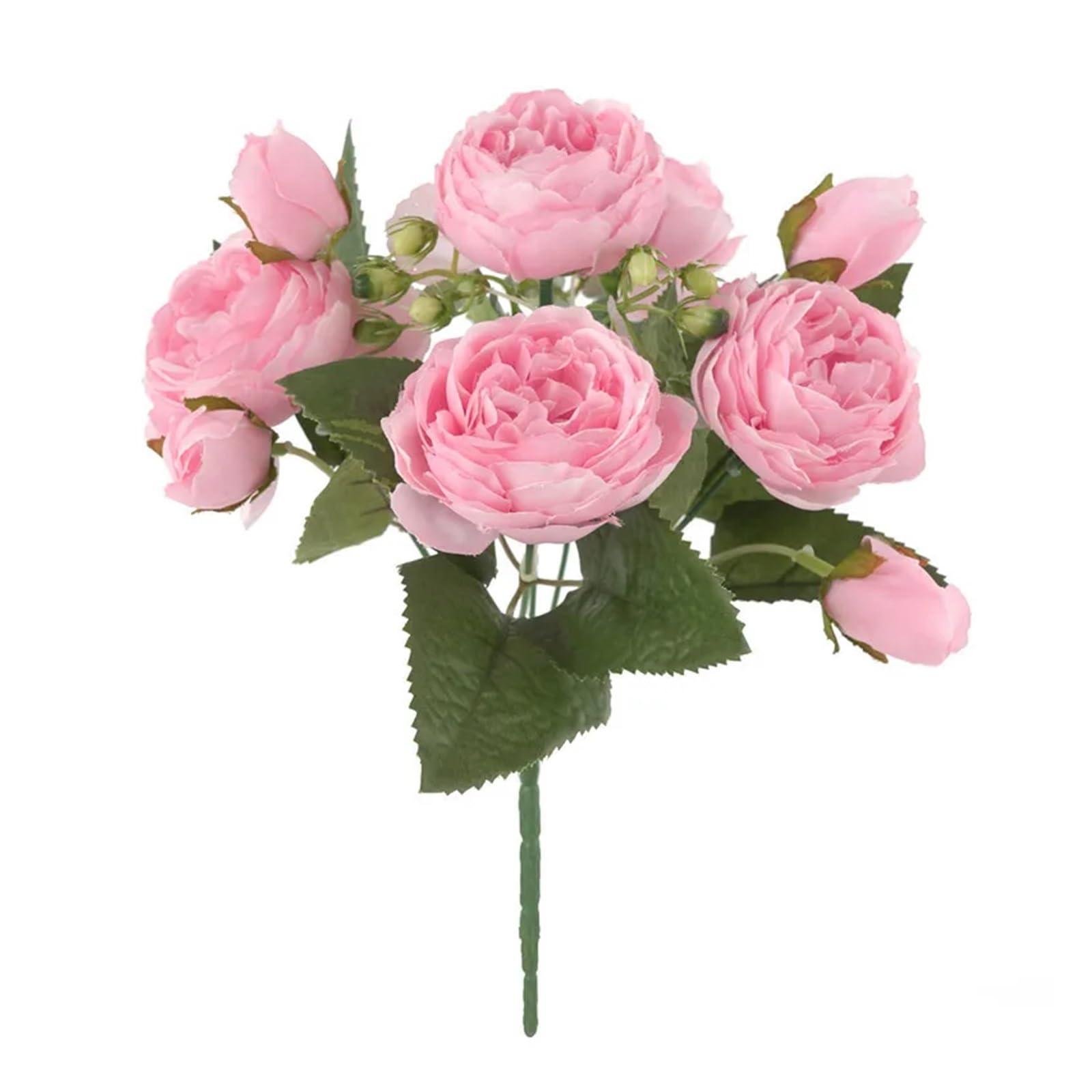 HJRegaFimu Artificial Flowers Wedding Simulation Bouquet Rose Stand Bridal Bridesmaid Jewelry Fake Flowers(rose Red)