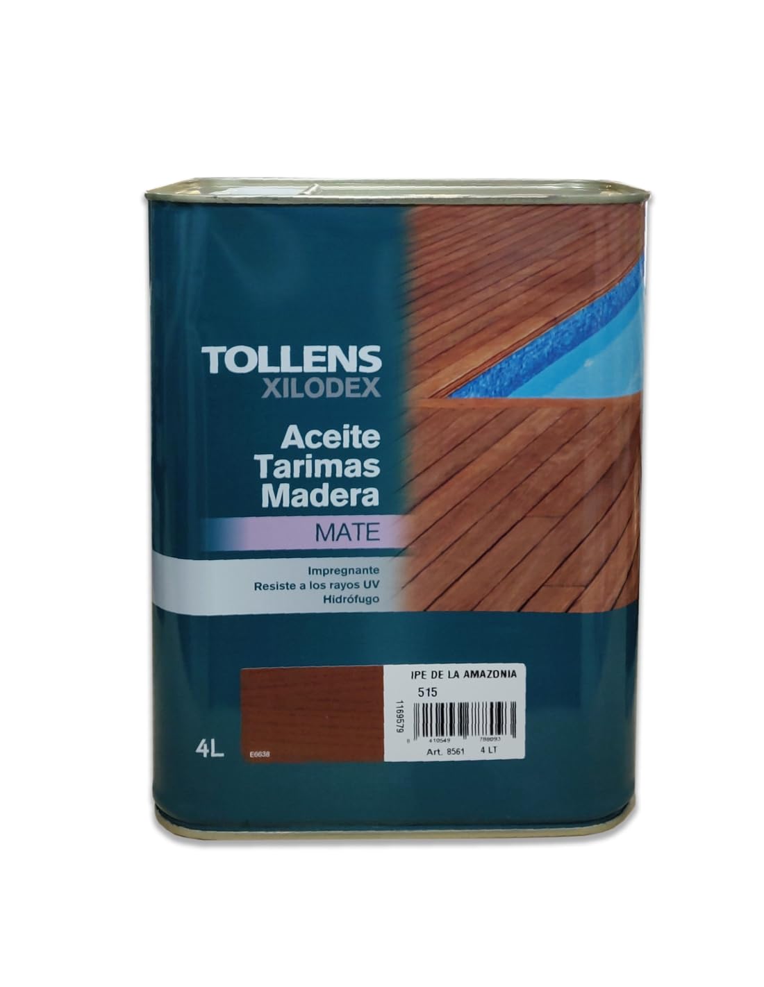 Tollens Aceite Tarima Madera Ipe De La Amazonia 4 Lt