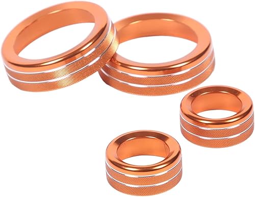 Miniatura 4 de Cubierta de botón de ajuste de volumen de aire acondicionado de aleación de aluminio compatible con Chevrolet Corvette C7 2014 2015 2016 2017 2018