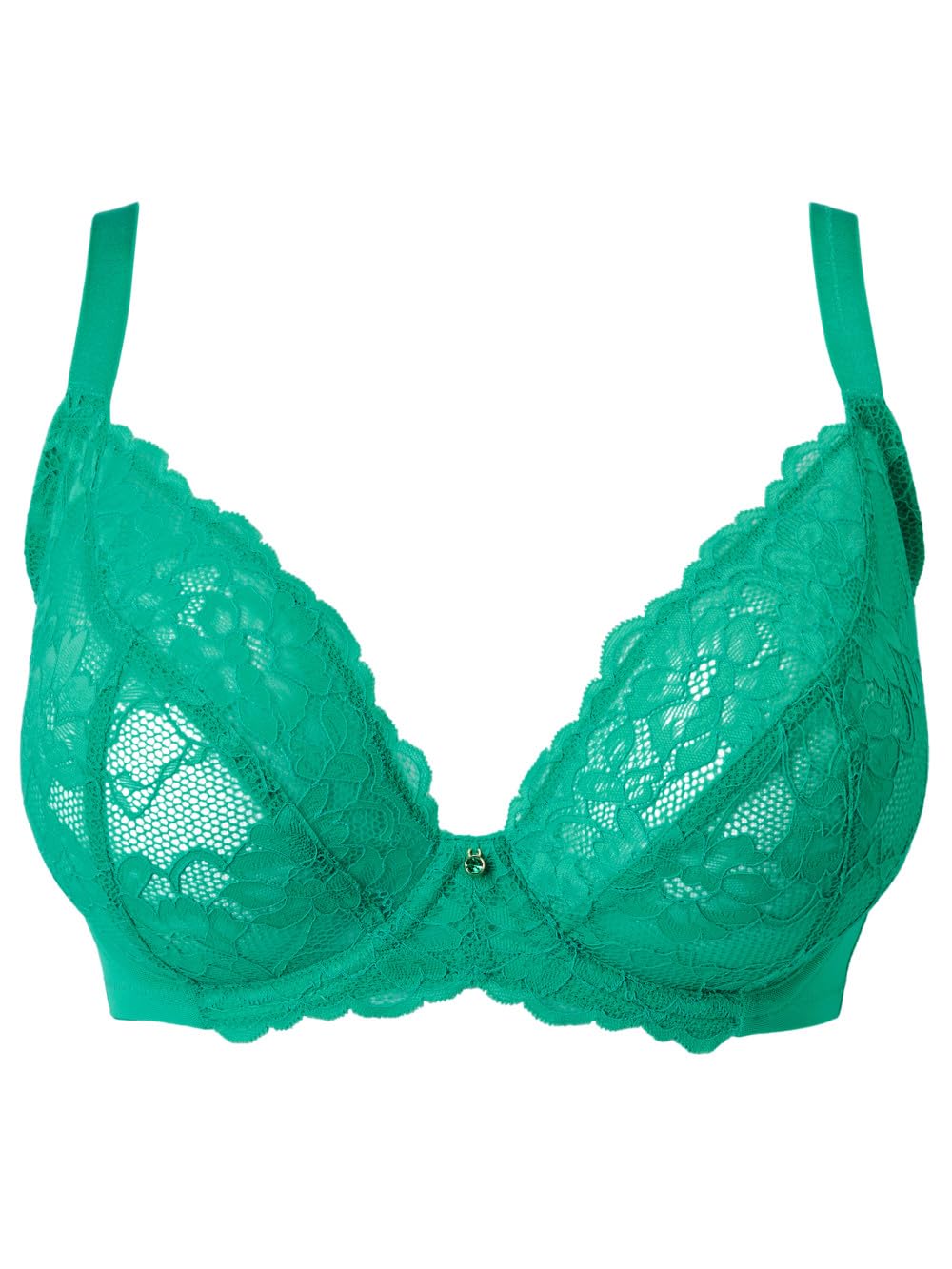 Ann Summers Women's Green Sexy Lace Fb Non Pad Plunge Vivid