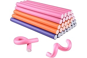 30 Count Large Flexible Curling Rods for Long, Short and Fine Hair,...