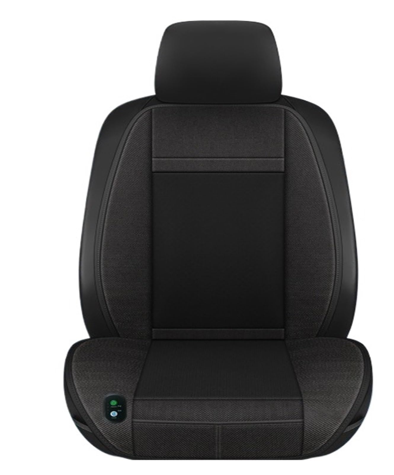 Funda Asiento Coche Aire Acondicionado para Automóvil, Refrigeración, Cojín del Asiento, Ventilación, Respaldo del Asiento Calefactado, Inhalación Fundas de Asiento(5V Black Ventilate)