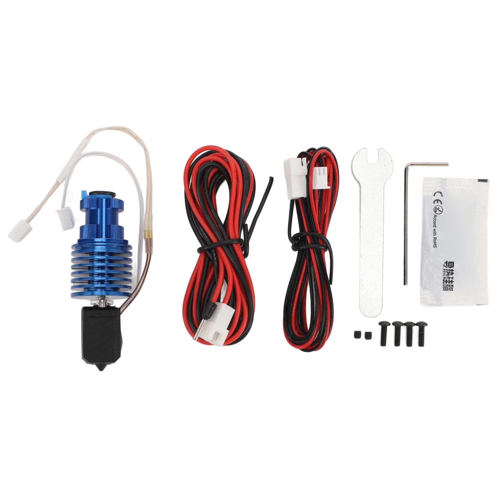 Kit Hotend Interamente in Metallo per Ender 3, Ender 3 V2, Ender 3 Pro, CR10, CR10S, VORON V0, VORON 2.4, Supporta PLA, PETG, TPU, Diametro Filamento 1,75 Mm, Compatibile con