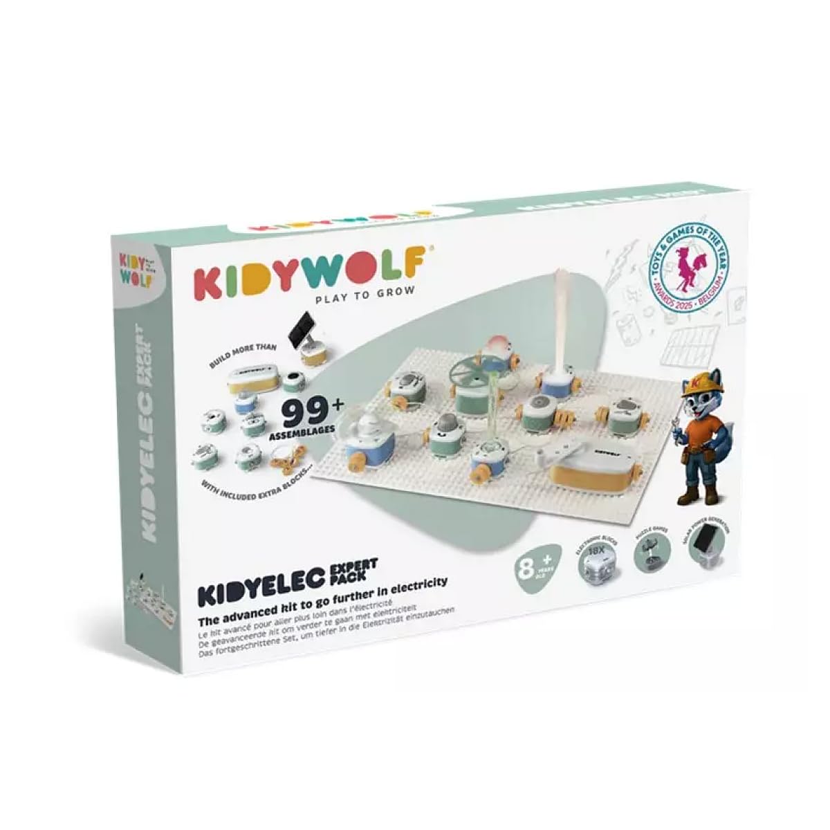 KIDYWOLF Kdyelec - Kit de Electricidad - Pack 18 Piezas