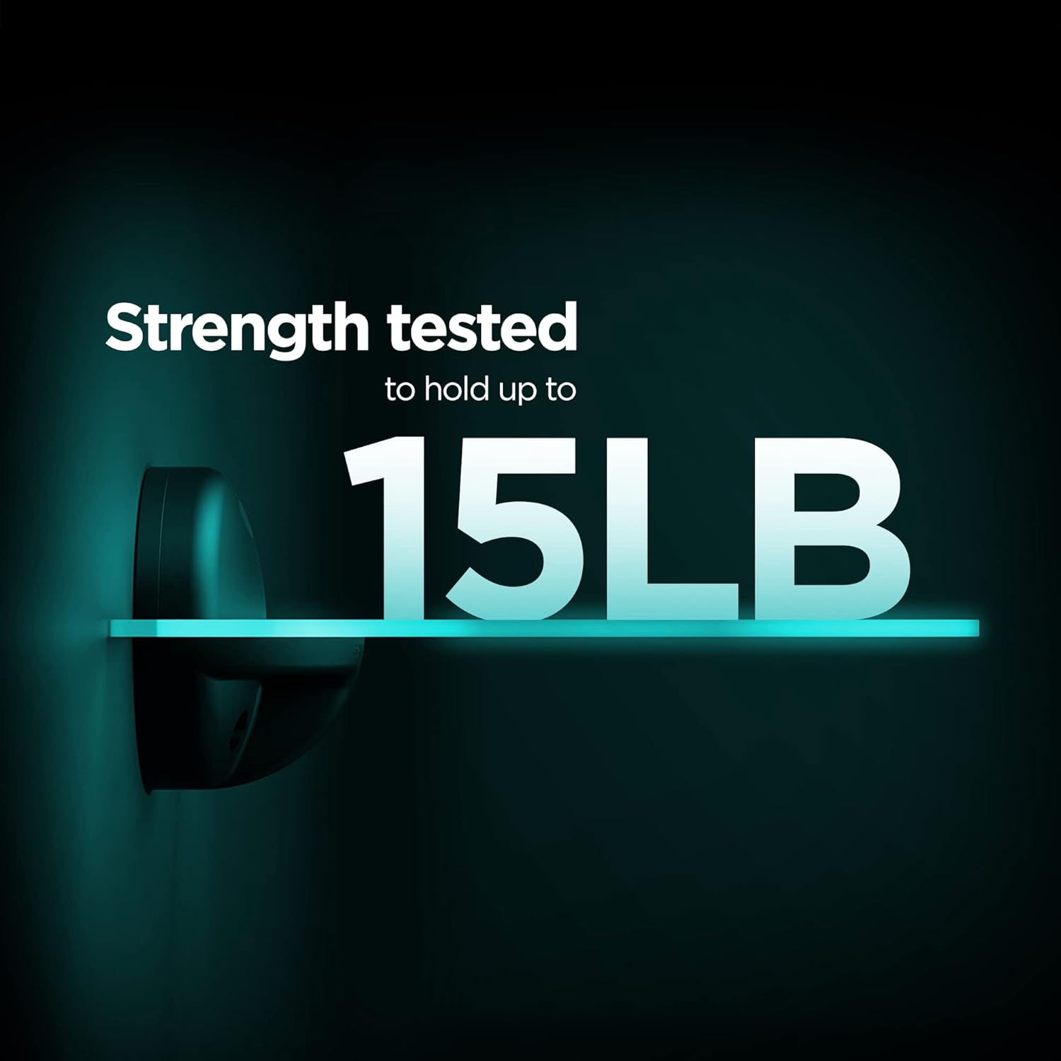 GALVANOX LED Floating Acrylic Liquor Bar Shelf - Wall Mounted Illuminated 3-Bottle Shelf for Home Bar, Gift Idea for Wine Lovers (Color Changing Lights, Cordless/Rechargeable)