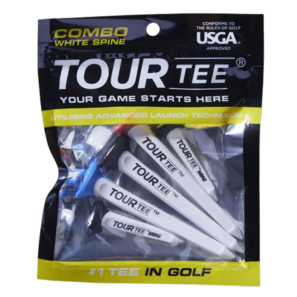 Tour Tee COMBO Golf Tees (5-Pack) Mix : Sports & Outdoors