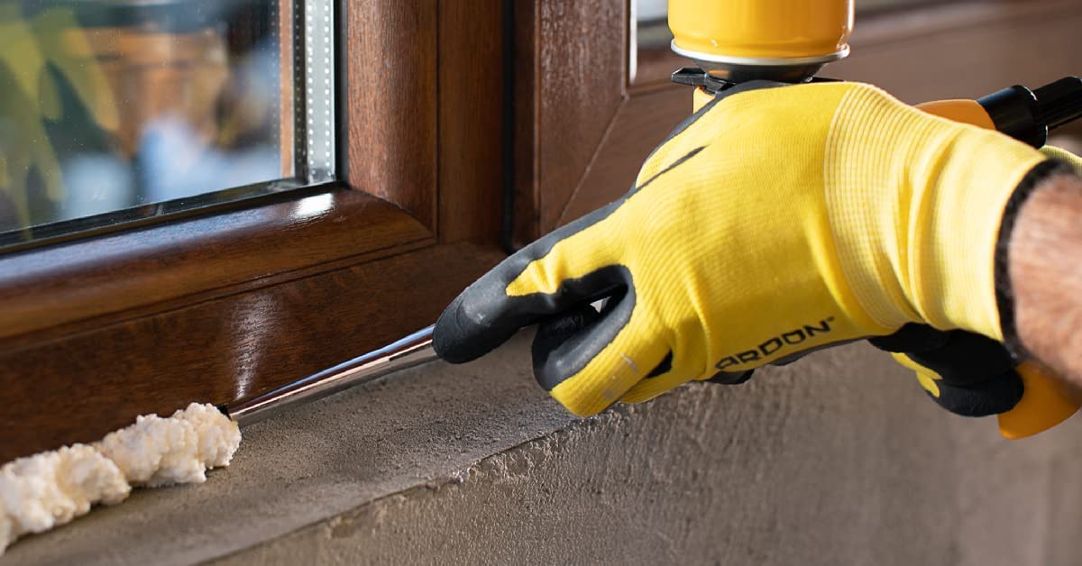 SIKA - Lot de 6 x Mousse polyuréthane Expansive Sika Boom 528, Pistolable & Réutilisable, Rendement 23L, pour jointer, calfeutrer, isoler, 500ml Blanc + Pistolet Foam Gun pour mousse expansive