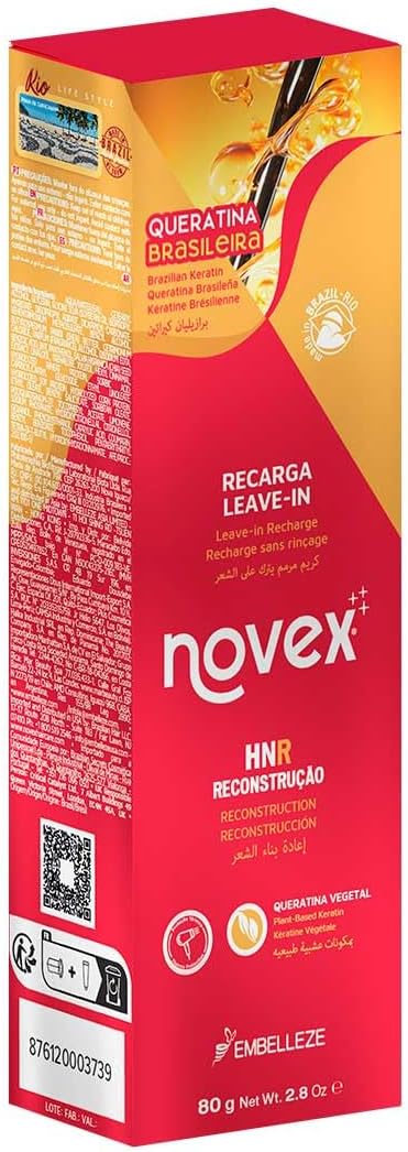 Keratin Recharge Hair Mask with Blant-Based Keratin for Softer and Shiner Looking Hair, Rinse-Out or Leave In Hair Mask Depending on Type of Hair, Suitable for Dry and Oily Hair 80 g