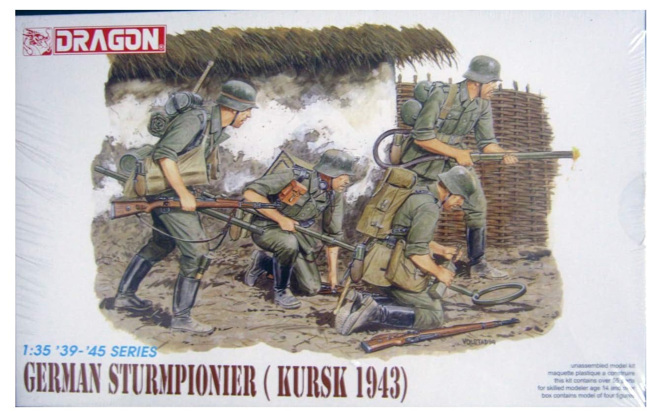 Amazon.com: DRAGON MODELS USA 6024 1/35 German Strumpionier (Kursk