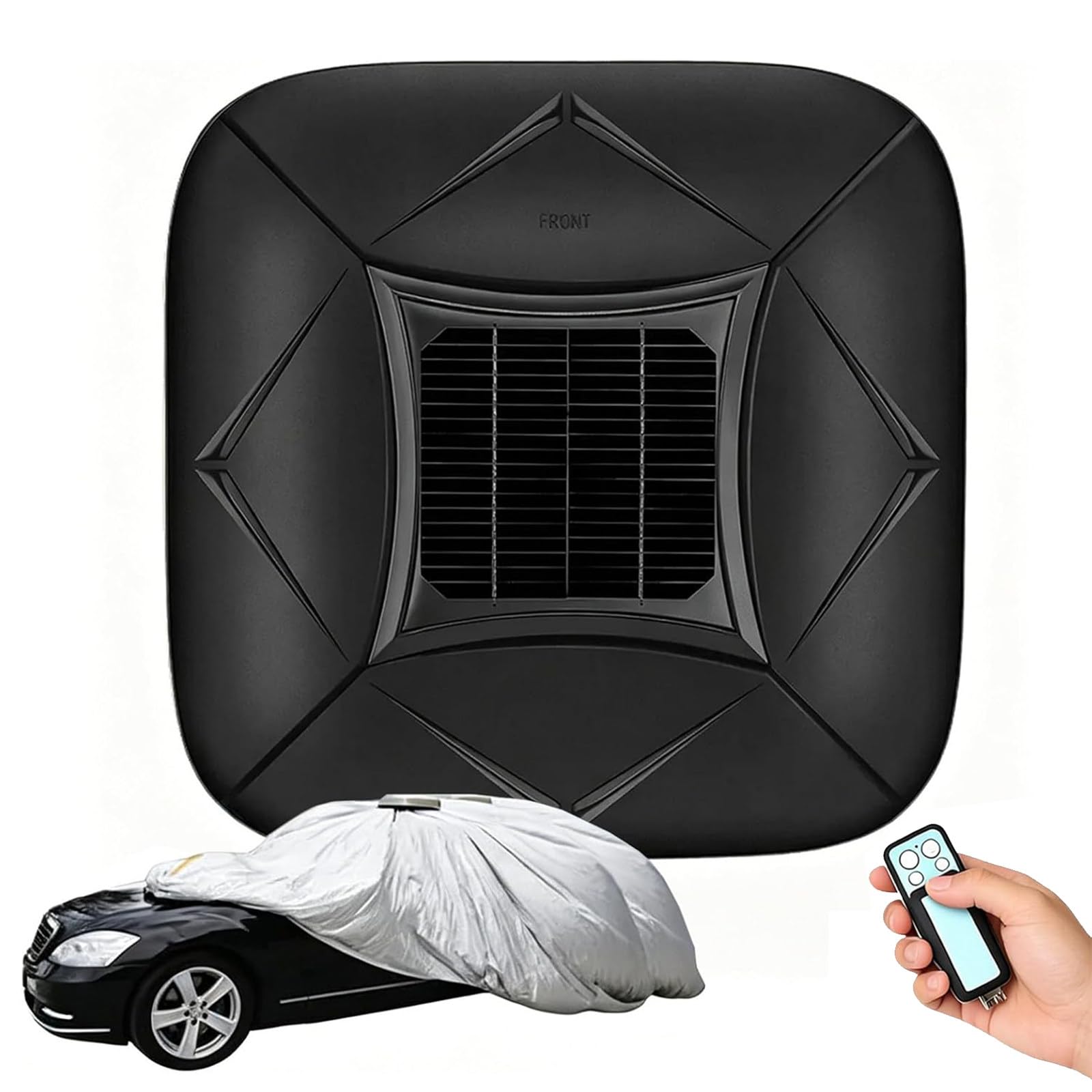 ZEEKYFOR Fully Automatic Outdoor Car Cover, Remote Control Smart Car Cover with Anti-Theft Alarm for Sedan SUV MPV 3XLL
