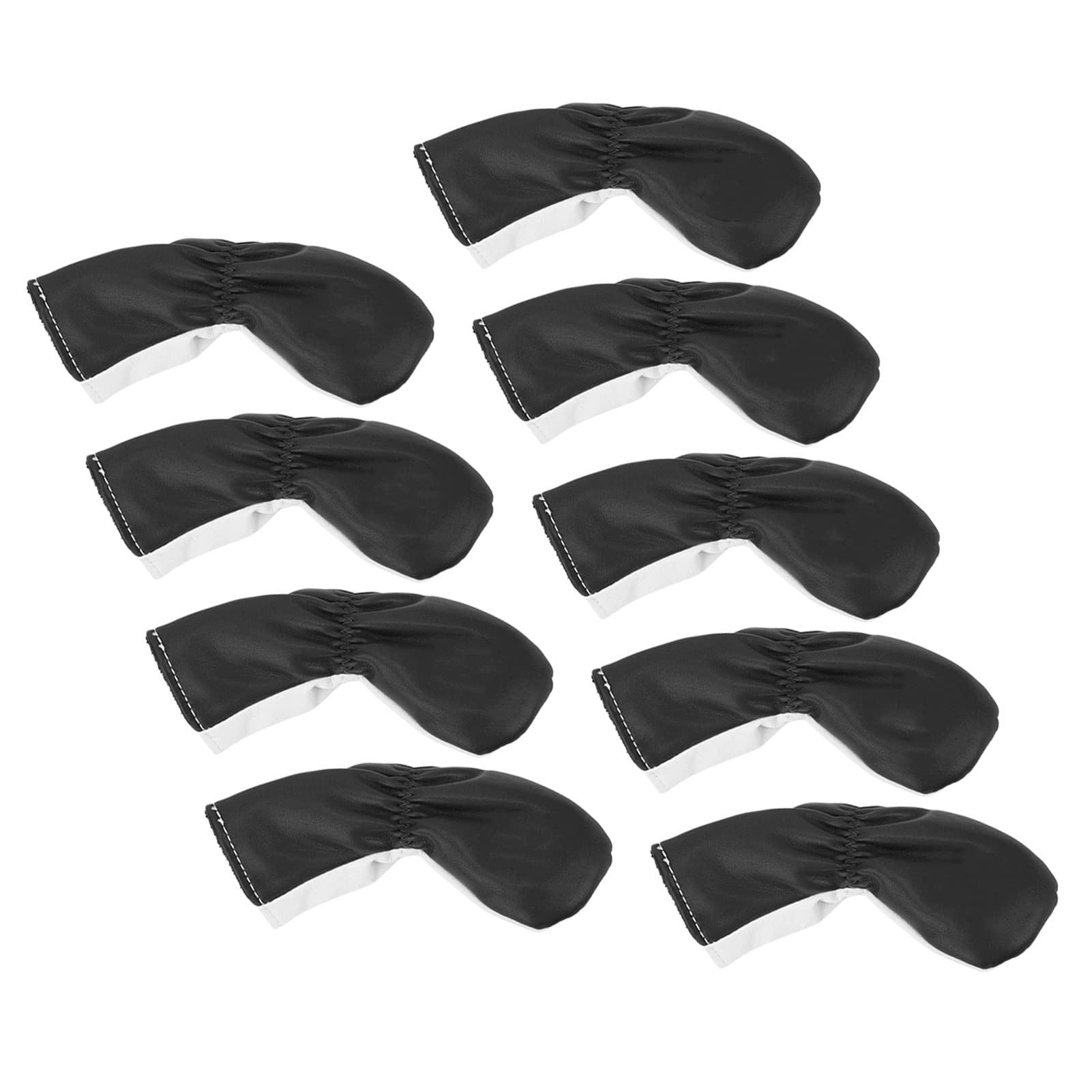 9 Fundas para Palos de, Tela de PU Impermeable, Suave y Duradera con Bordado de Dibujos Animados para Protección de la Cabeza de Hierro