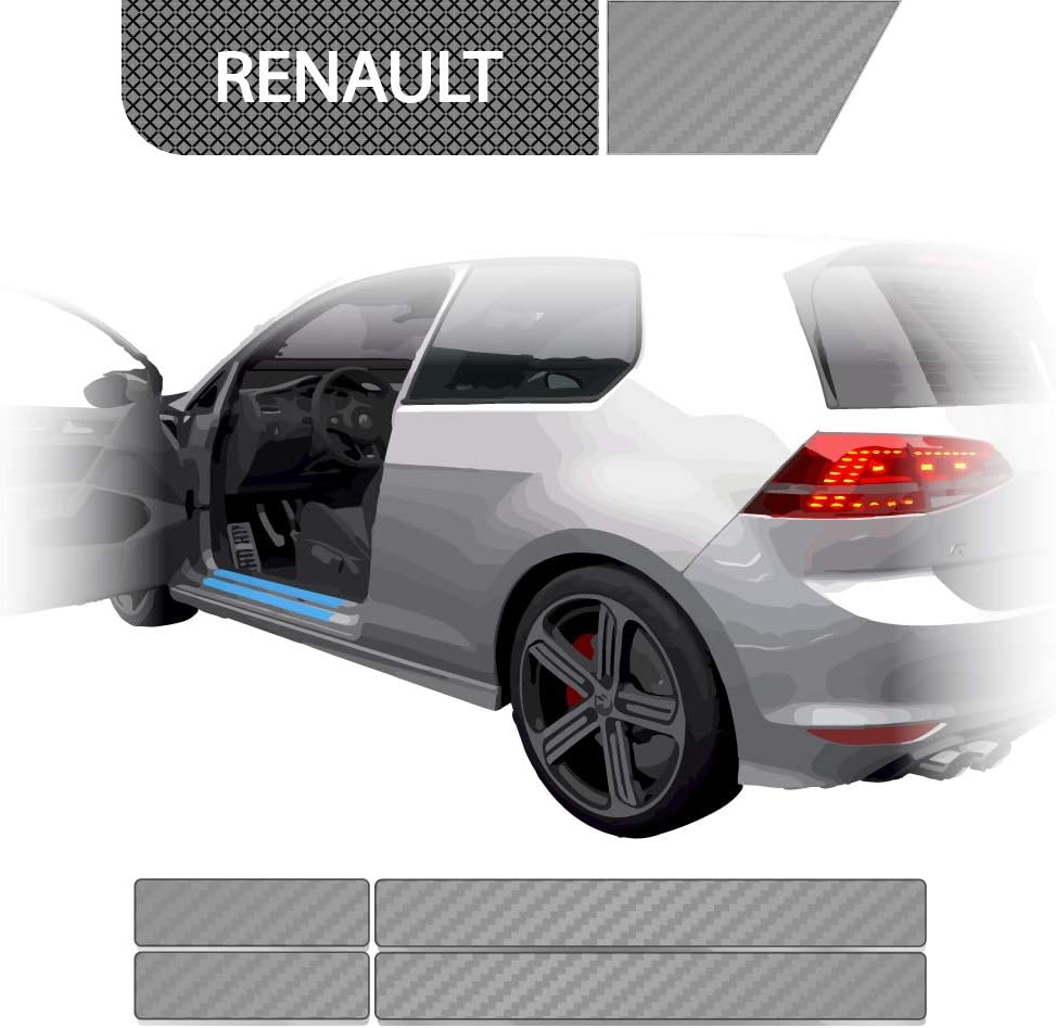 Blackshell Einstiegsleisten Schutzfolie Premium Rakel Fur Zoe Ab 12 Transparent Set Fur Alle Einstiege Mit Anleitung Passgenaue Lackschutzfolie Amazon De Auto