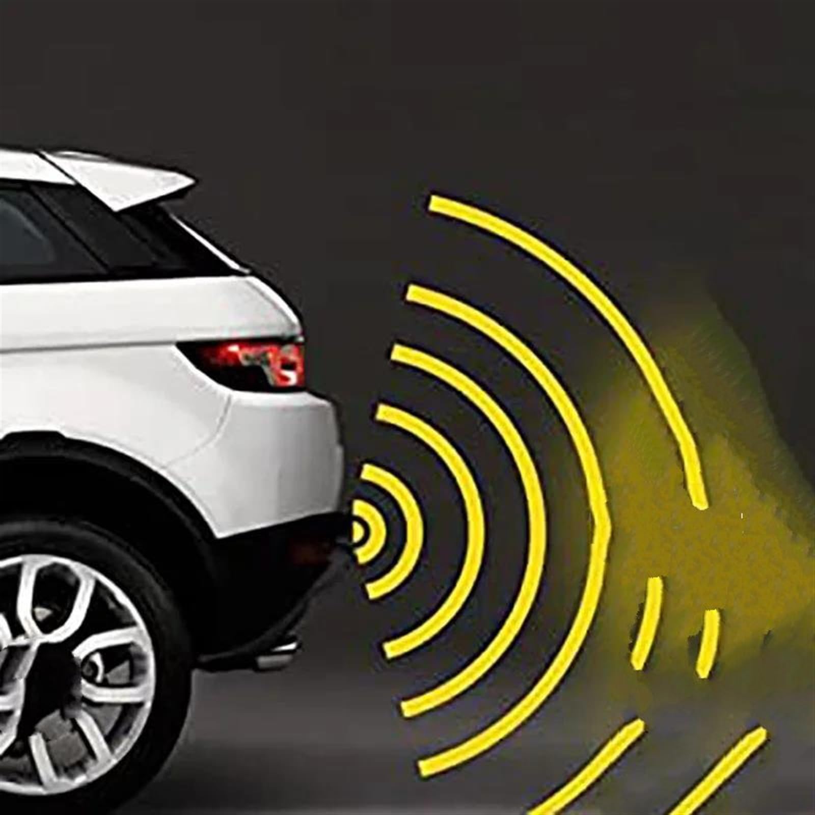 Sensor de Aparcamiento Trasero de 22 mm, Sensor de Radar de Aparcamiento Trasero PDC (Gris)