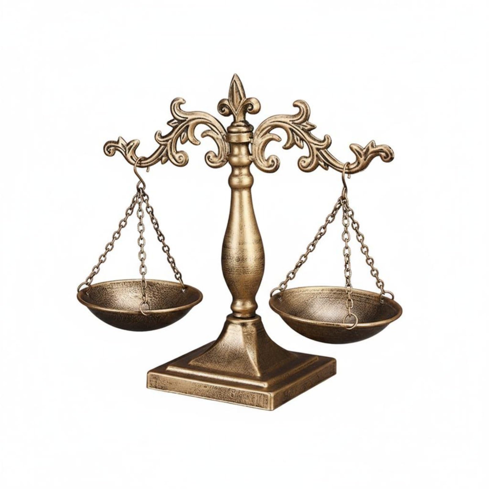 Decorative Balance of Fairness Rustic Look Balance of Fairness Sculpture Decorative Balance Scale Sturdy Vintage Balance Scale, Gold Iron Base | Scales | Tools Hardware & Locks-picture-13