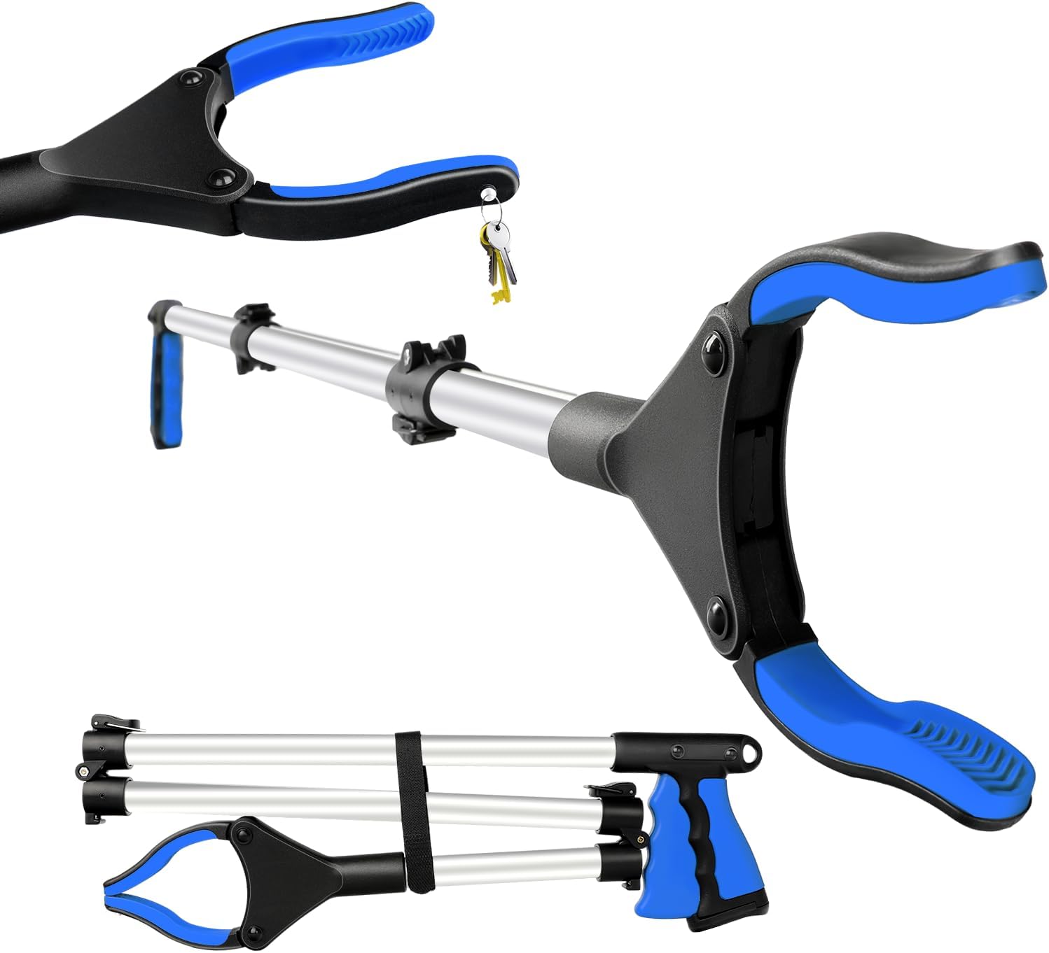 43inches Litter Pickers Rubbish Picker Grabber 110cm Long Reach