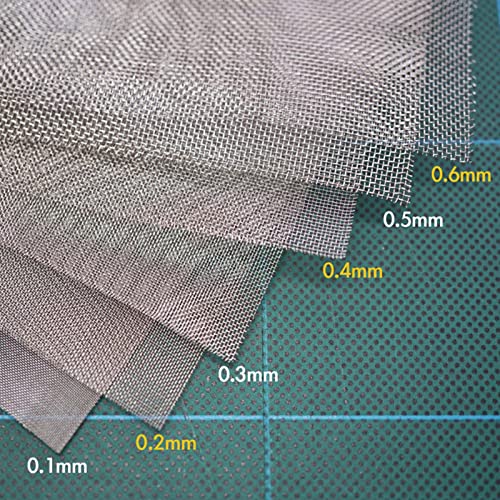 Simhoa Metal Mesh Sheet Diorama Landscape Materials Scenery Decorative For Train Scene Building, 0.4Mm #TOP4