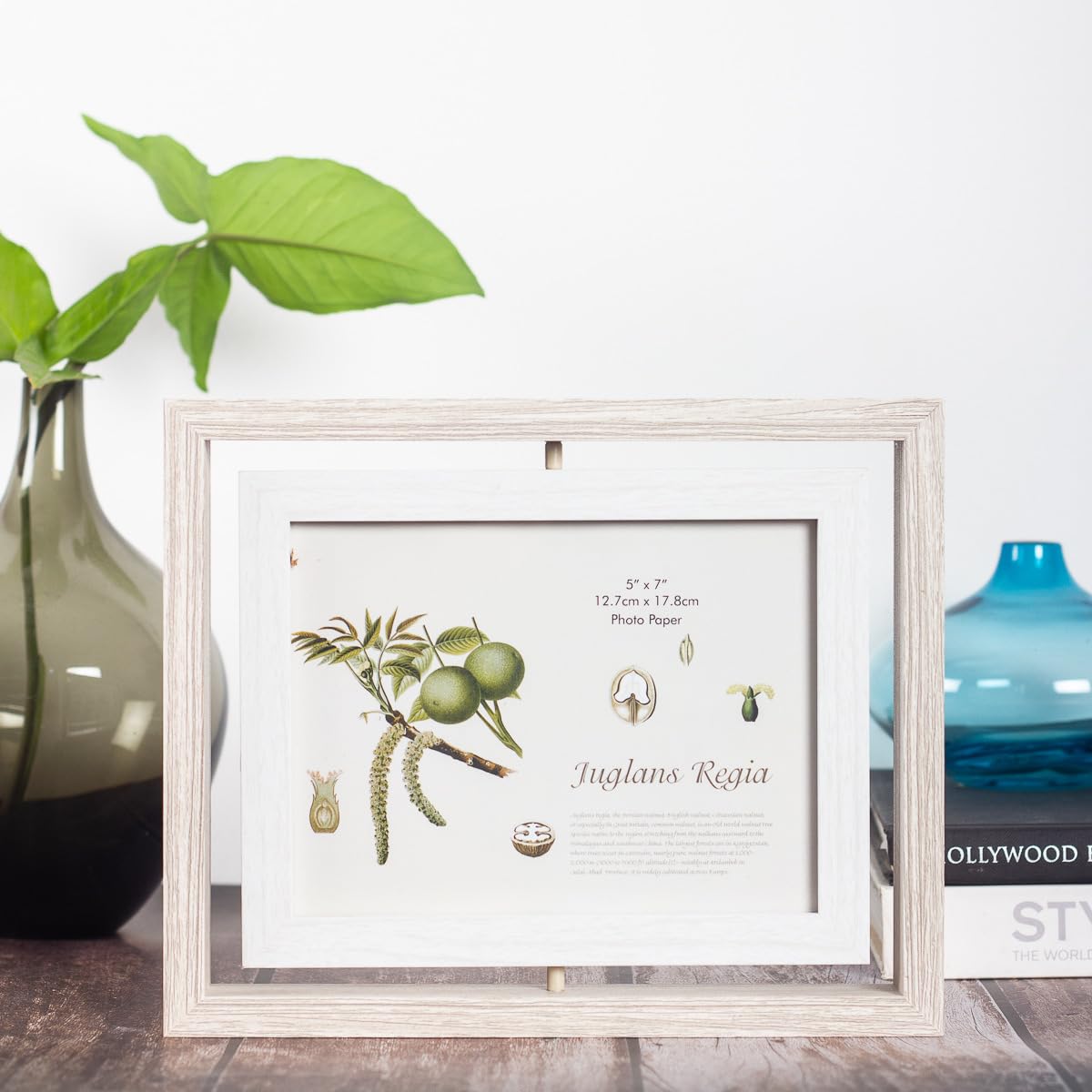 CORAL TREE-4x6 Inch kids Dual side rotating table photo frame For Home Décor/Perfect For Home,kid's room or nursery, Office And Shop 4 X 6 Inch (Style 1)