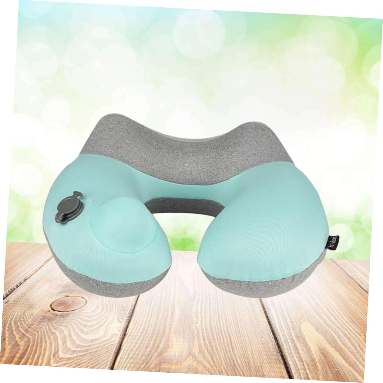 SOLUSTRE Cuscino Cervicale Gonfiabile da Viaggio Cuscino Forma di U Portatile Leggero per Dimensione e Rigidità per Campeggio e Guida Prevenzione del Dolore Cervicale