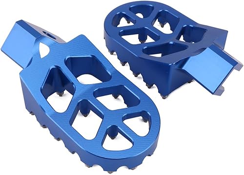 Miniatura 7 de AnXin estribos para motocicleta de motocross reposapiés para bicicletas de tierra reposapiés pedales CNC para TTR110 08-09 YZ125 YZ250 87-96 TTR125