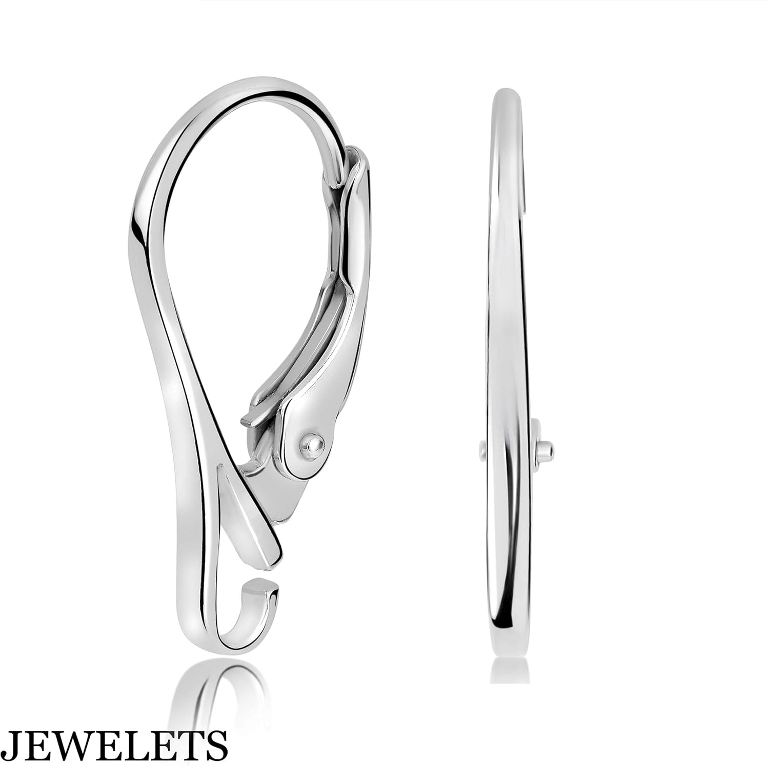925 Silver Leverback 1 Pair DIY Jewelry and Repair Earrings Hooks and Wire (1) - Image 5