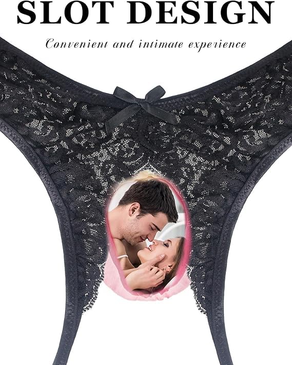 Spitzen-Tangas für Damen, Stretch, French Knickers, Übergröße, G-String, Tanga, sexy Unterwäsche mit Schleife hinten, Hipster-Höschen, freche Bikini-Tangas mit niedriger Taille, Slips, ausgehöhlt,