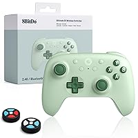 Vista 8 de 8Bitdo Ultimate 2C Wireless Controller for Windows PC and Android, with 1000 Hz Polling Rate, Hall Effect Joysticks and Triggers, and Remappable Azul