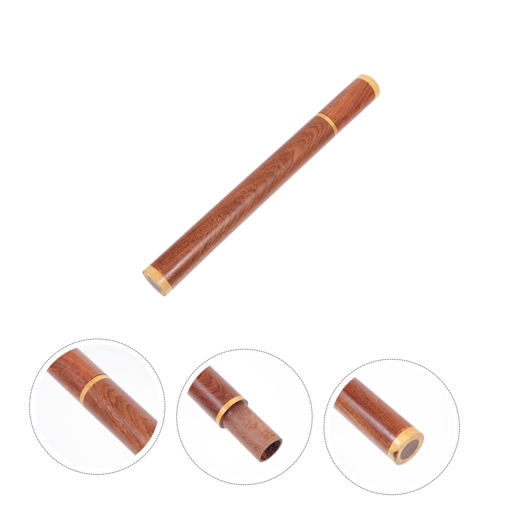 TOPBATHY 8 Stck Räucherstäbchen Halter aus Holz mit Verschlussdeckel Kompakte Aufbewahrung für Duftstäbchen Langlebige Holzröhre mit Feiner Maserung Sicherer Incense Stick Storage