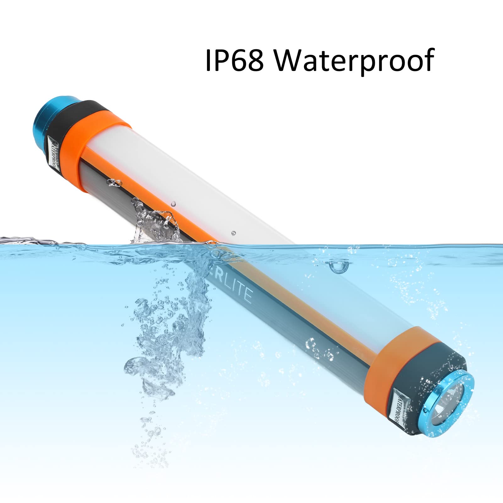 Magnetisches Campinglicht, Wasserdicht, Wiederaufladbar, LED, 6 Modi, Multifunktional, für Outdoor-Wandern, Notfall, 1 Stück (T-30)