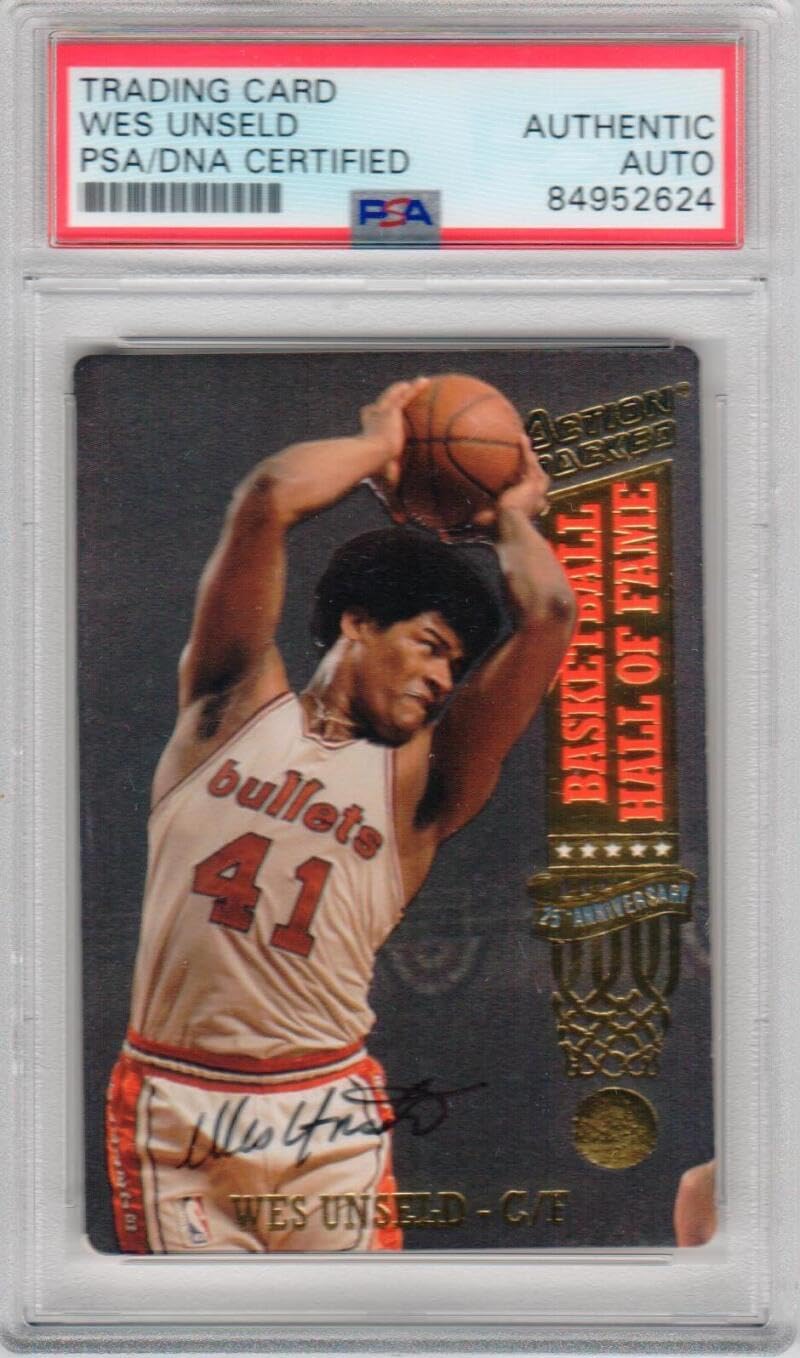 1993 Action Packed Basketball Hall of Fame #51 Wes Unseld signed PSA/DNA auto