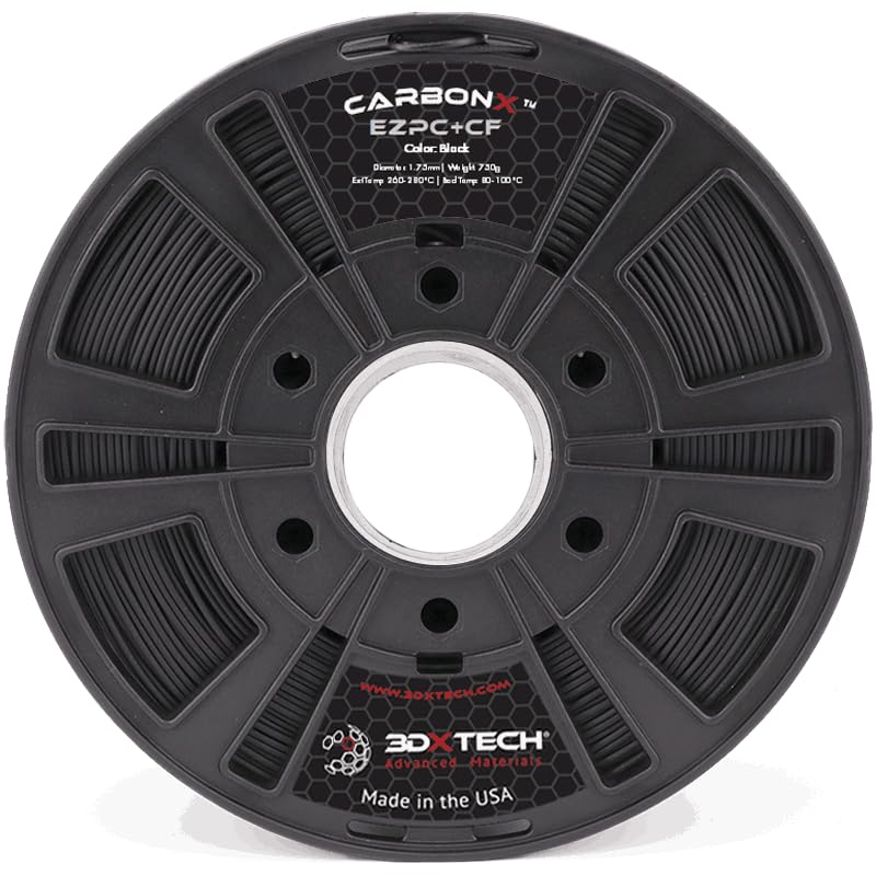 3DXTECH CarbonX EZ PC+CF Filament 1.75mm 500g 3D Printing Filament