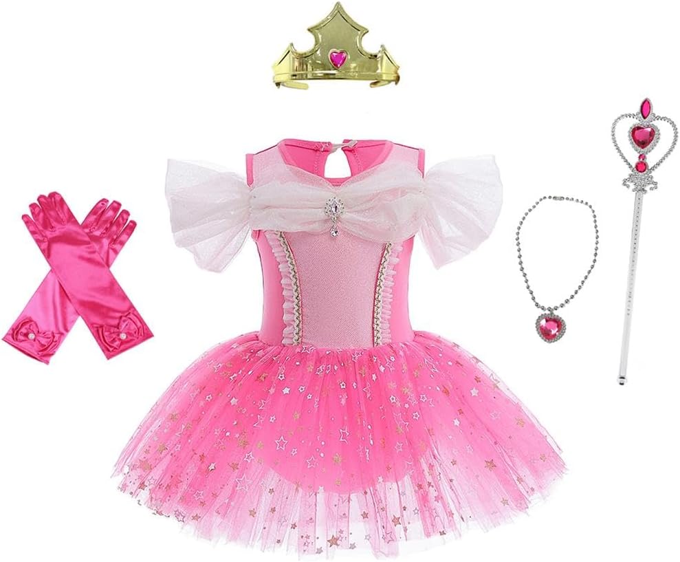 Dressy Daisy Ballet Tutu Dress Girls Size 18m-8 | Toddler Kids Princess Tulle Skirt Leotards Ballerina Outfit Dance Costume